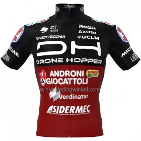 Wielershirt Drone Hopper 2022 Androni Giocattoli Rood Zwart